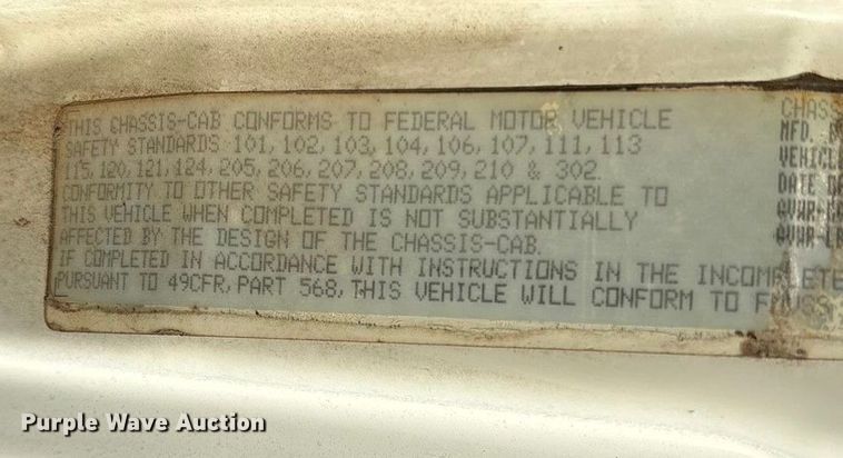 image for item ED2261 1996 Freightliner FL70 Business Class silage truck