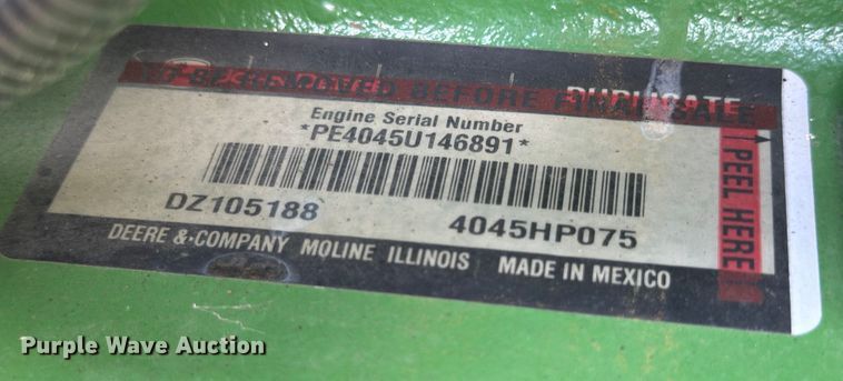 image for item ED5951 2022 John Deere 6105E MFWD tractor