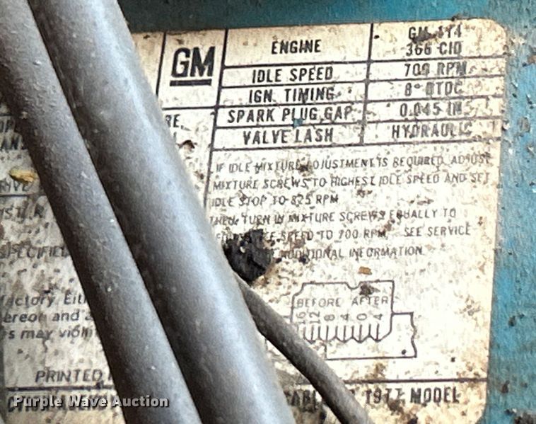 image for item EK8407 1977 Chevrolet C65 grain truck