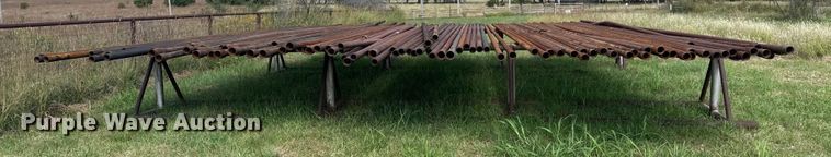image for item EM8296 Approximately 102 pieces of oil field pipe