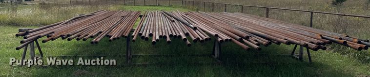 image for item EM8296 Approximately 102 pieces of oil field pipe