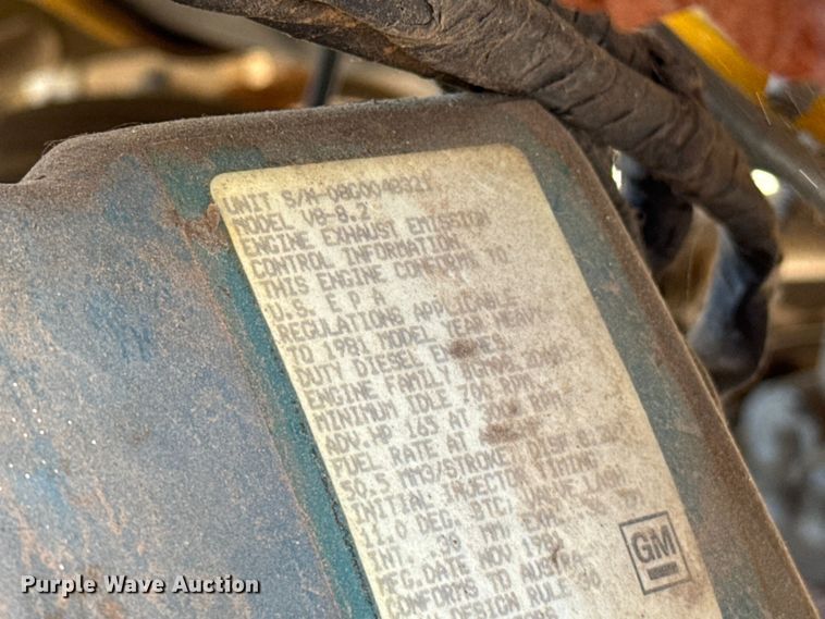 image for item EP0702 1982 Ford LN700 pothole patcher truck