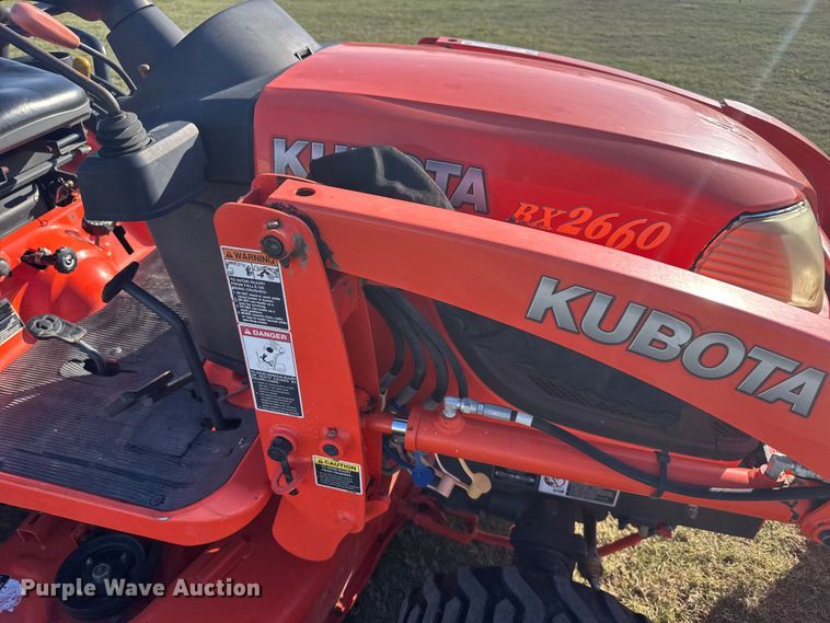image for item ER2497 2008 Kubota BX2660 MFWD tractor