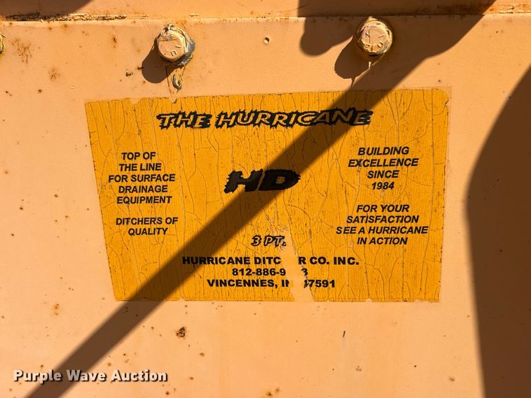 image for item ET3251 Hurricane Ditcher ditch cleaner