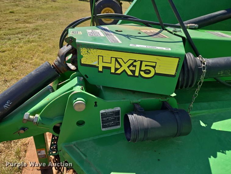 image for item EU3806 2007 John Deere HX15 batwing rotary mower
