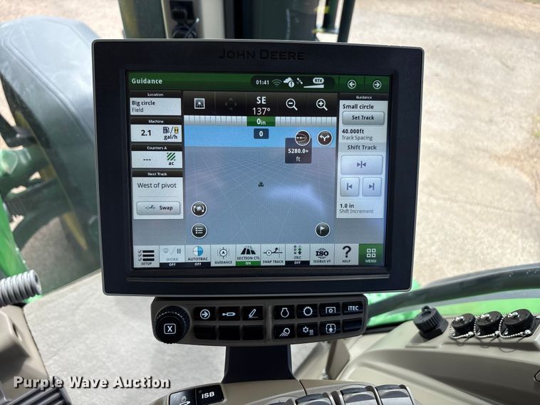 image for item EU4663 2020 John Deere 8R250 MFWD tractor