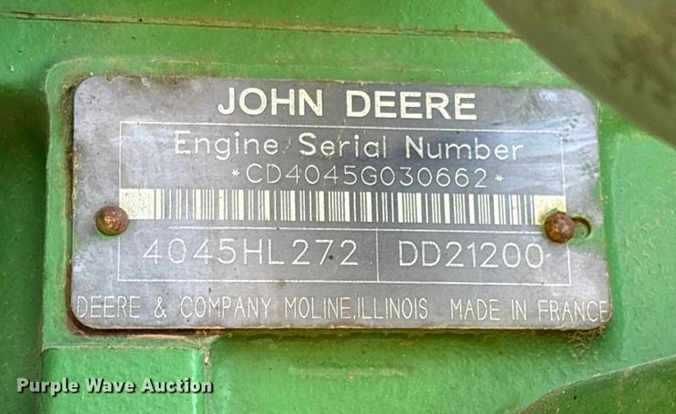 image for item EU4665 2005 John Deere 6415 tractor