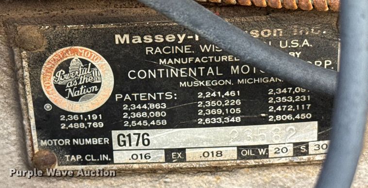 image for item EU6004 1961 Massey-Ferguson 65 tractor