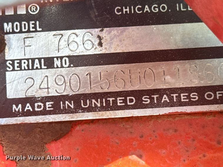 image for item EU6005 1975 International F 766 tractor