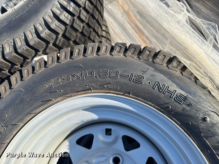image for item EU6053 Protec Approximately 64 23x10.5-12 tires and wheels