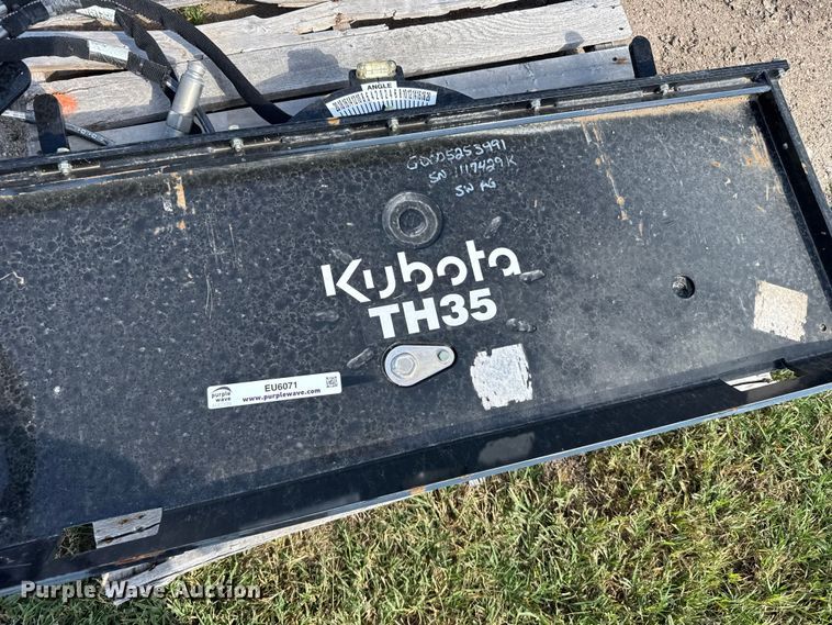 image for item EU6071 Kubota TH35 skid steer tilt hitch