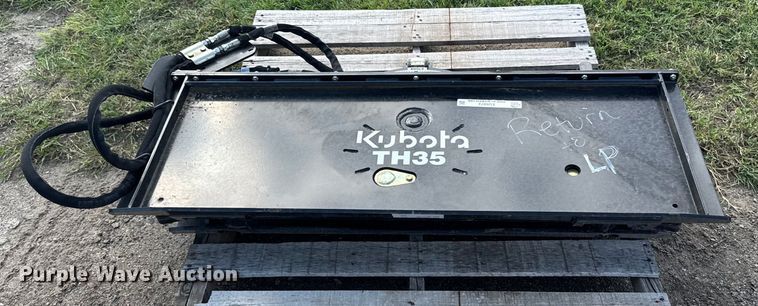 image for item EU6073 Kubota TH35 skid steer tilt hitch plate