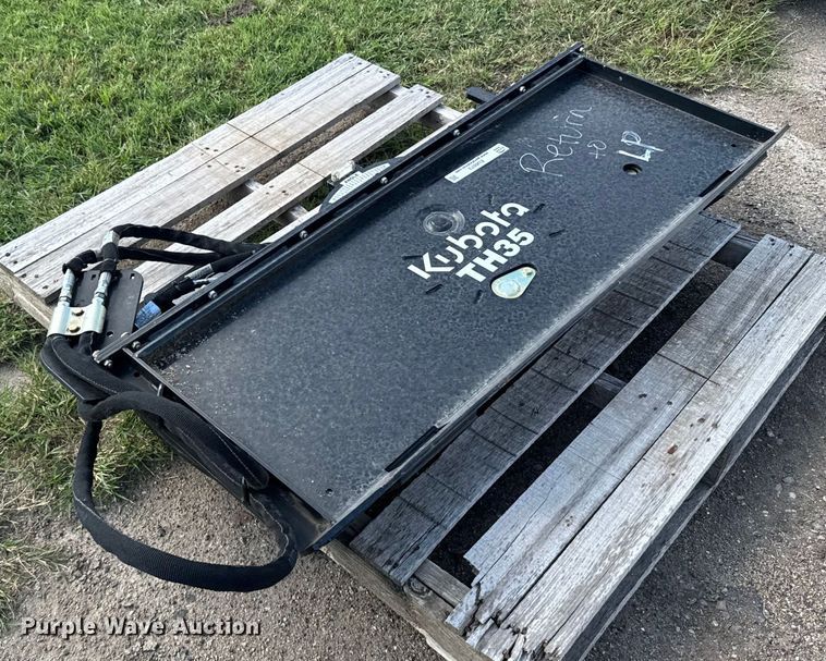 image for item EU6073 Kubota TH35 skid steer tilt hitch plate