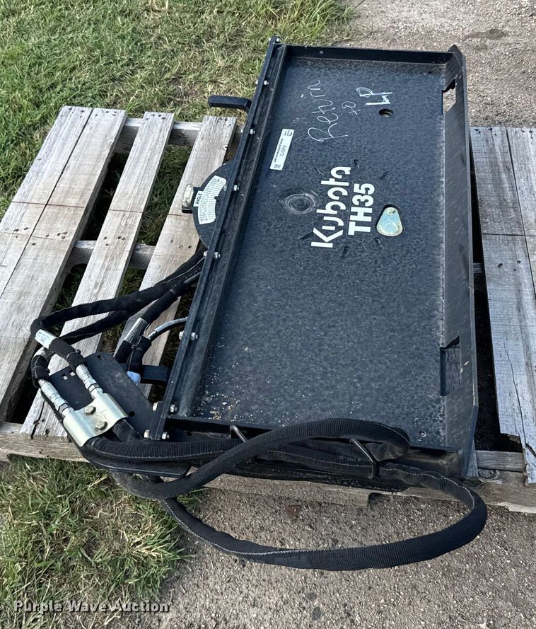 image for item EU6073 Kubota TH35 skid steer tilt hitch plate