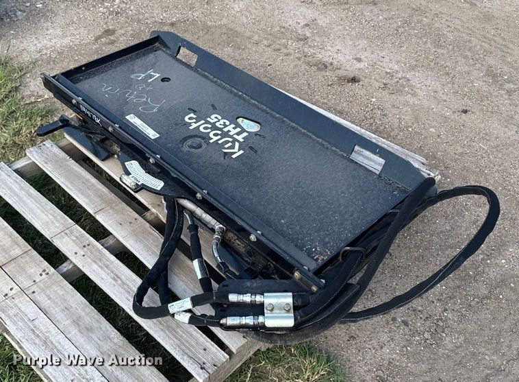 image for item EU6073 Kubota TH35 skid steer tilt hitch plate