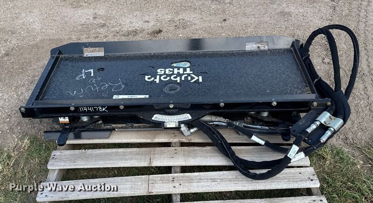 image for item EU6073 Kubota TH35 skid steer tilt hitch plate