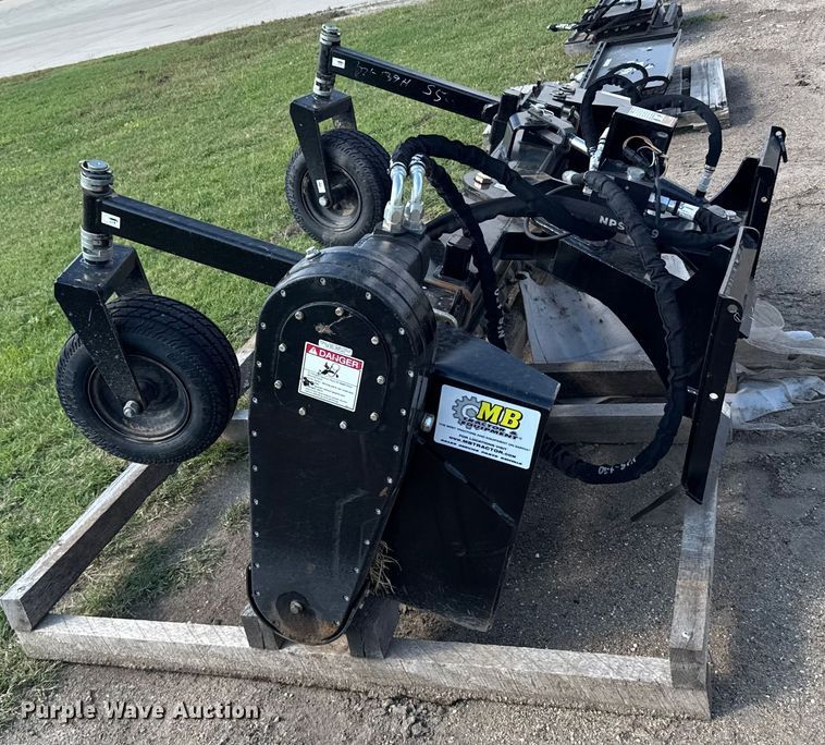 image for item EU6074 Kubota SR2772 skid steer power rake