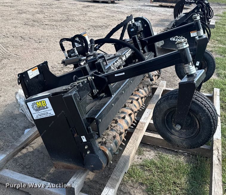 image for item EU6074 Kubota SR2772 skid steer power rake