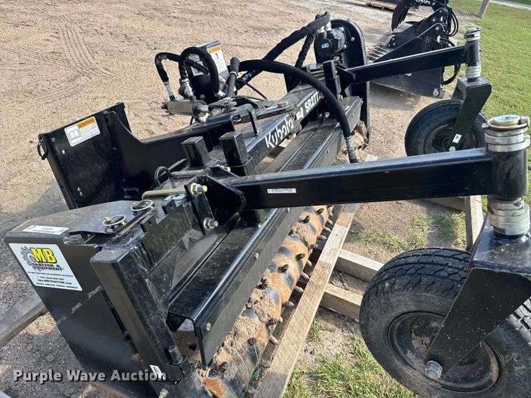 image for item EU6074 Kubota SR2772 skid steer power rake