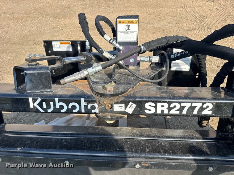 image for item EU6074 Kubota SR2772 skid steer power rake