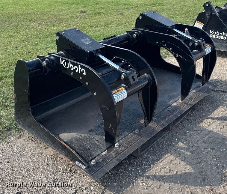 image for item EU6076 Kubota GB3074 skid steer grapple bucket