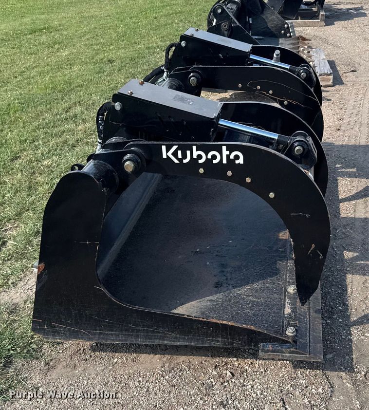 image for item EU6076 Kubota GB3074 skid steer grapple bucket
