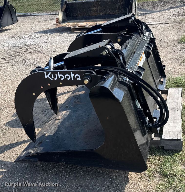 image for item EU6076 Kubota GB3074 skid steer grapple bucket