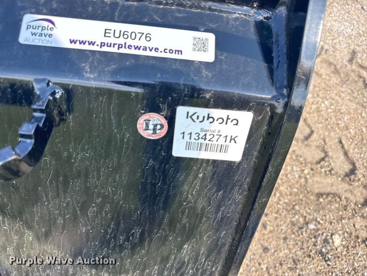 image for item EU6076 Kubota GB3074 skid steer grapple bucket