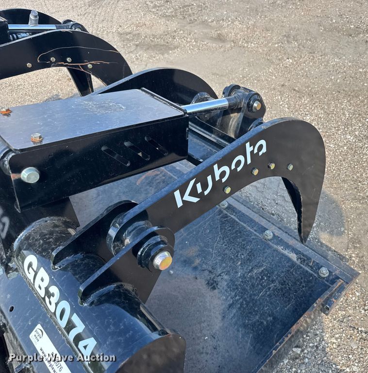 image for item EU6076 Kubota GB3074 skid steer grapple bucket