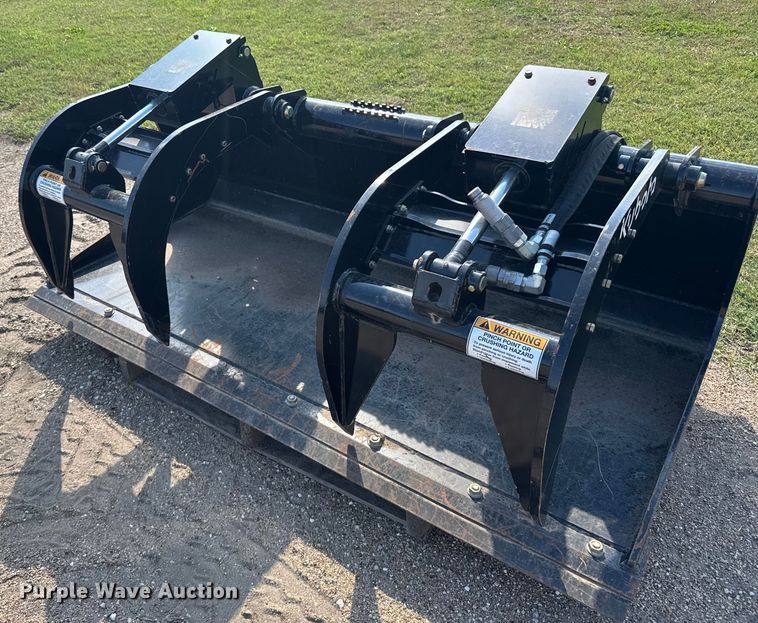 image for item EU6076 Kubota GB3074 skid steer grapple bucket