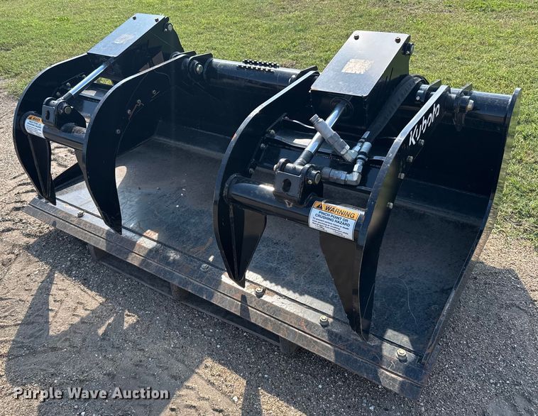 image for item EU6076 Kubota GB3074 skid steer grapple bucket