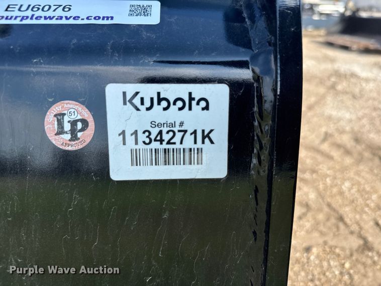 image for item EU6076 Kubota GB3074 skid steer grapple bucket