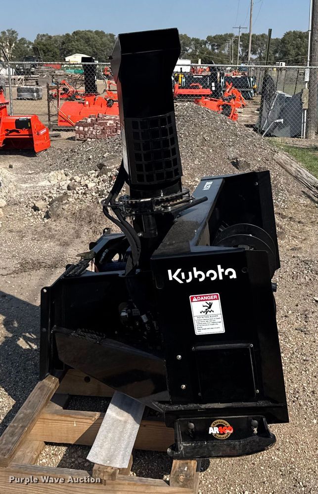 image for item EU6080 Kubota SBL2574 skid steer snowblower