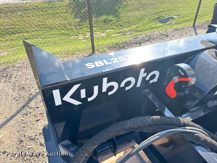image for item EU6080 Kubota SBL2574 skid steer snowblower