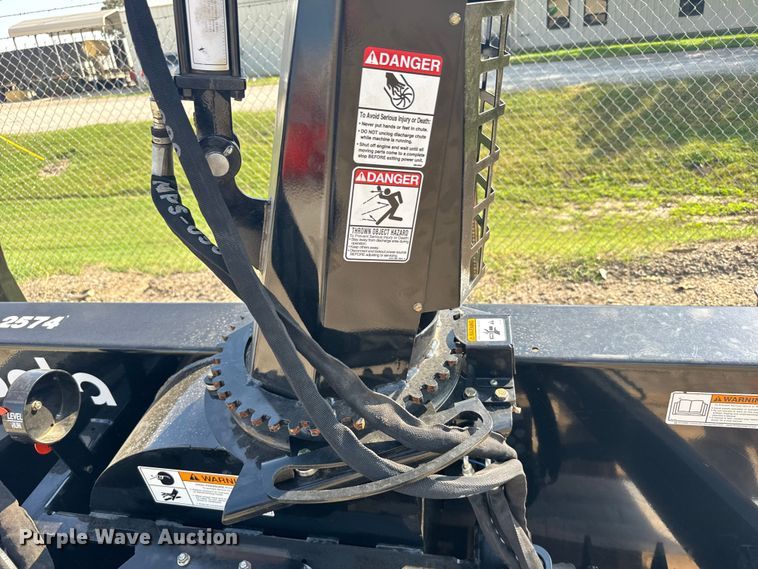 image for item EU6080 Kubota SBL2574 skid steer snowblower