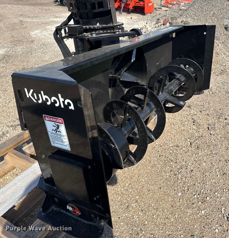image for item EU6080 Kubota SBL2574 skid steer snowblower