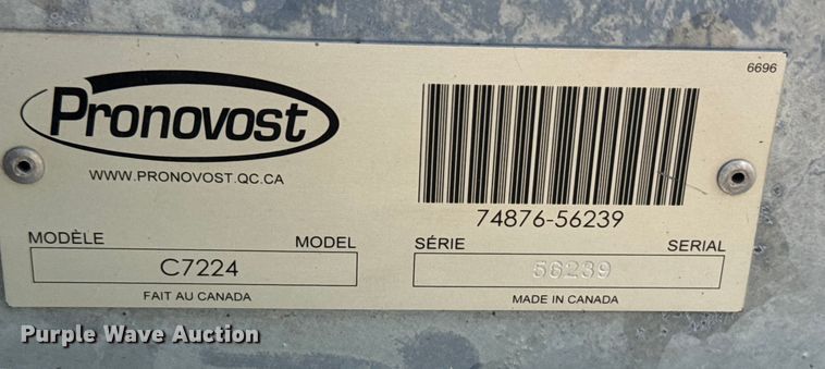 image for item EU6082 Pronovost C7224 snowblower
