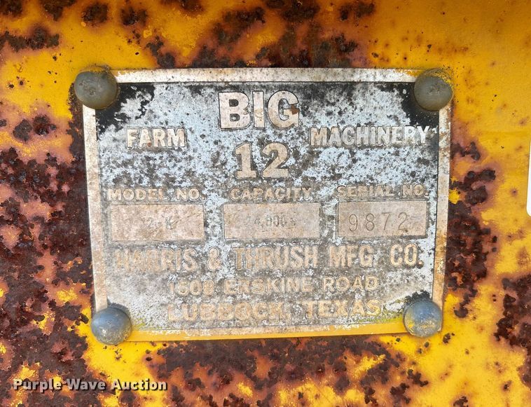 image for item IE9214 Big 12 12K grain cart