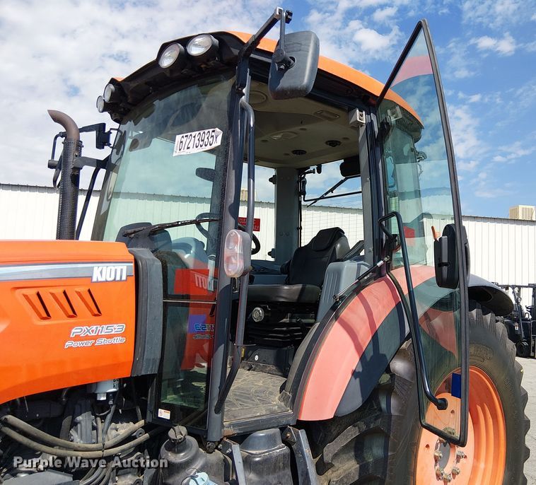 image for item YA0831 2017 Kioti PX1153 MFWD tractor