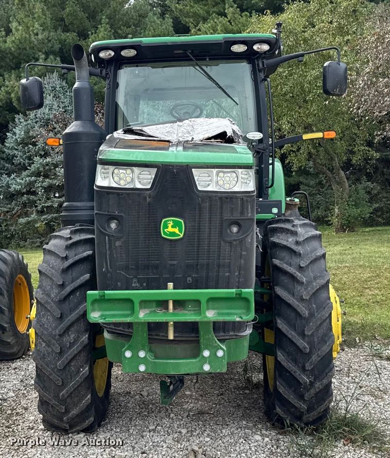 image for item YA1149 2015 John Deere 8370R MFWD tractor