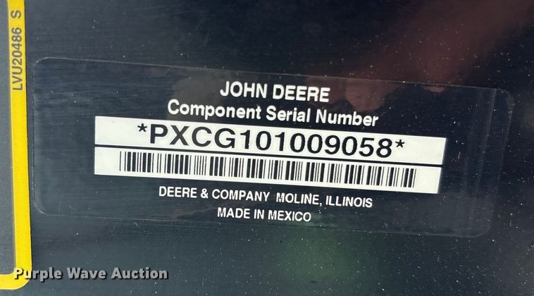 image for item YA1155 2017 John Deere 3046R MFWD tractor