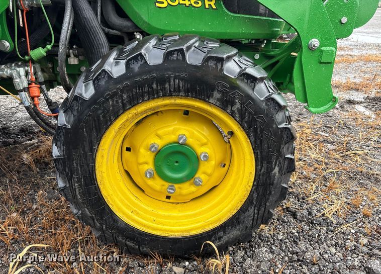 image for item YA1155 2017 John Deere 3046R MFWD tractor