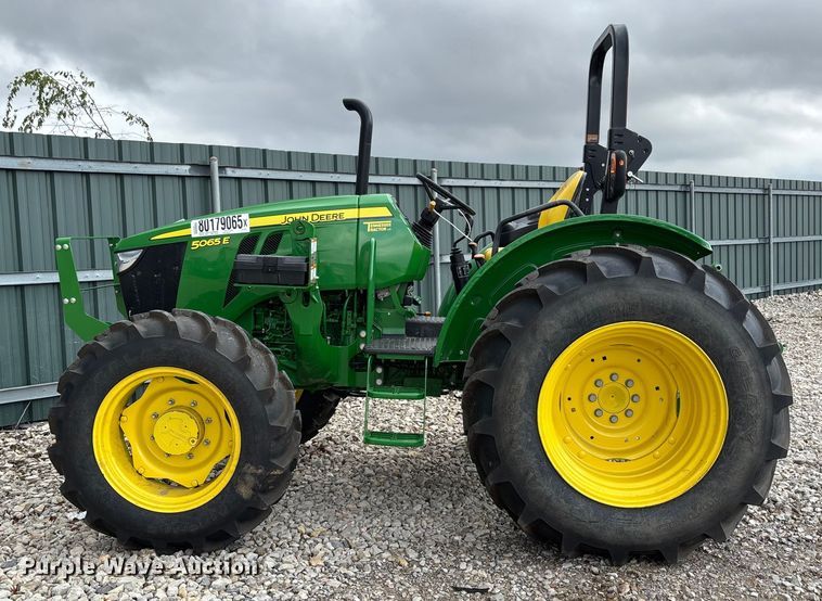 image for item YA1160 2022 John Deere 5065E MFWD tractor