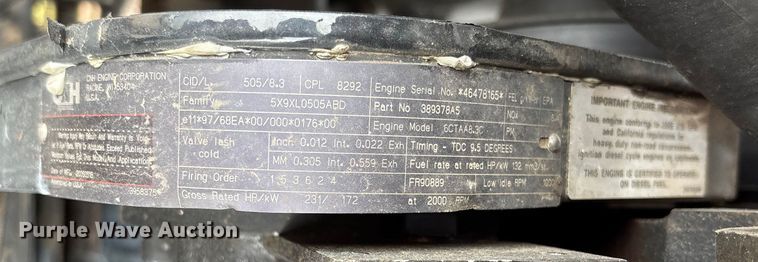 image for item YA1167 2005 Case MX230 MFWD tractor