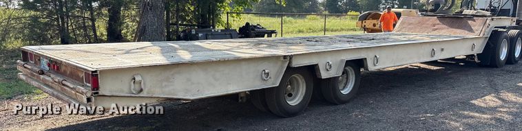 image for item DO1225 1987 Load King lowboy equipment trailer