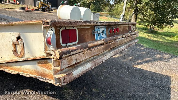 image for item DO1225 1987 Load King lowboy equipment trailer