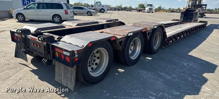 image for item DO2380 2009 Trail King TK110-533 lowboy equipment trailer