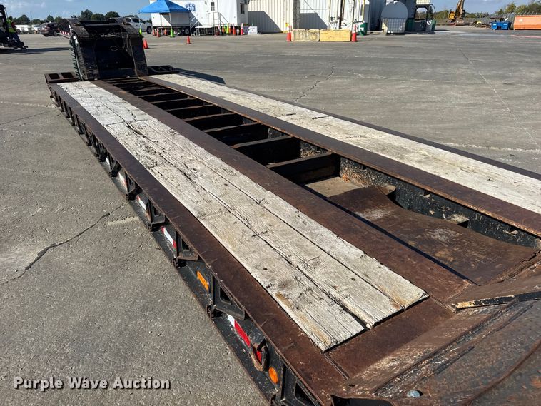 image for item DO2380 2009 Trail King TK110-533 lowboy equipment trailer