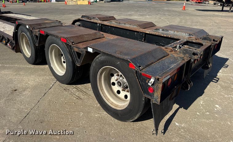 image for item DO2380 2009 Trail King TK110-533 lowboy equipment trailer