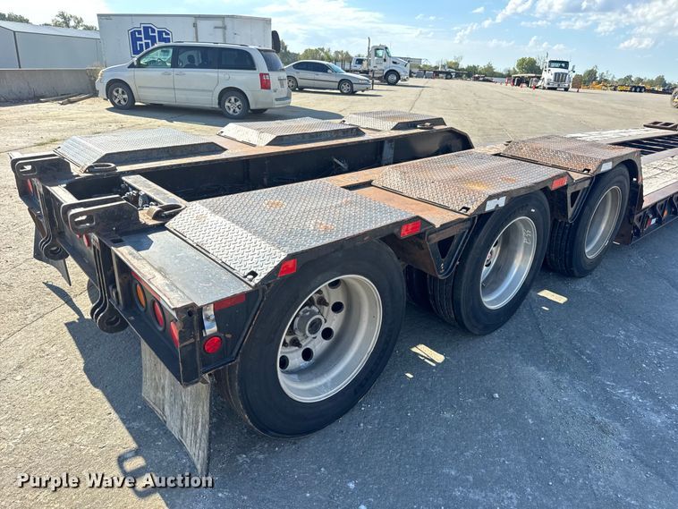image for item DO2380 2009 Trail King TK110-533 lowboy equipment trailer